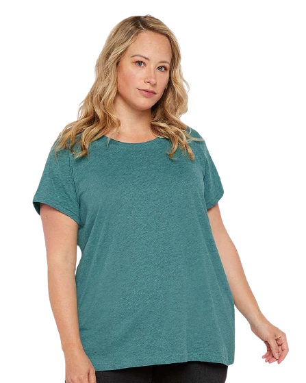Ladies' Curvy Fine Jersey T-Shirt 17 Ladies' Curvy Fine Jersey T-Shirt - Image 15
