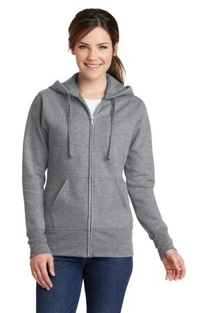 Ladies Core Fleece Full-Zip Hooded Sweatshirt 8 Ladies Core Fleece Full-Zip Hooded Sweatshirt - Image 6