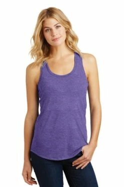 District Ladies' Perfect Tri Racerback Tank -Jiffyshirts Store 028631a539434a