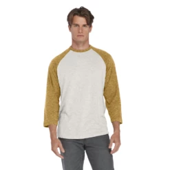 Platinum Men's Tri-Blend 3/4 Sleeve Raglan Tee 21 Platinum Men's Tri-Blend 3/4 Sleeve Raglan Tee -Jiffyshirts Store 03c734281e2961