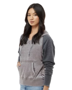 Ladies' Zen Contrast Pullover Hood -Jiffyshirts Store 04c506c6606097