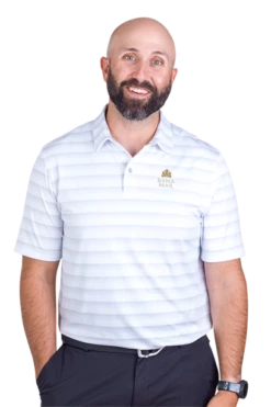 Greg Norman Unisex LAB Stripe Polo