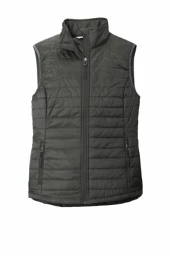 Ladies Packable Puffy Vest 12 Ladies Packable Puffy Vest -Jiffyshirts Store 06417affc52a22