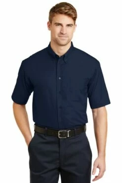 Unisex Short Sleeve SuperPro Twill Shirt. SP18 -Jiffyshirts Store 069881efb4748e