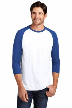 District Unisex Perfect Tri 3/4-Sleeve Raglan -Jiffyshirts Store 06e9269905ac77