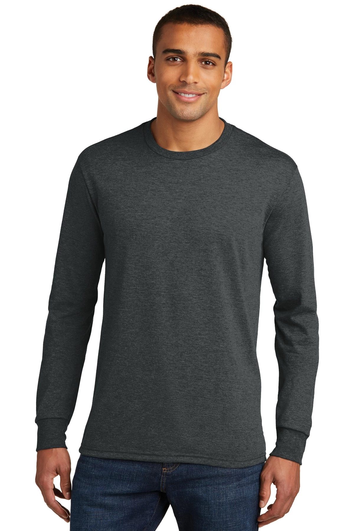 District Unisex Perfect Tri Long Sleeve Tee 9 District Unisex Perfect Tri Long Sleeve Tee - Image 7
