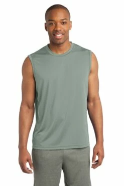 Men's Sleeveless PosiCharge Competitor Tee -Jiffyshirts Store 07b9b538850ec4
