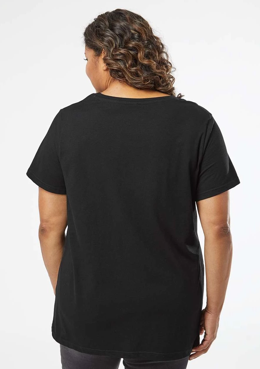 Ladies' Curvy Fine Jersey T-Shirt 5 Ladies' Curvy Fine Jersey T-Shirt - Image 3