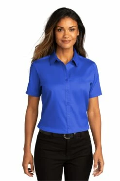 Ladies Short Sleeve SuperPro React ™ Twill Shirt 36 Ladies Short Sleeve SuperPro React ™ Twill Shirt -Jiffyshirts Store 09d90b37109d9c