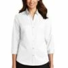 Ladies 3/4-Sleeve SuperPro Twill Shirt -Jiffyshirts Store 0a4f424fe67f97