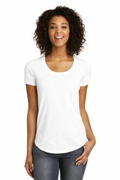 District Ladies' Fitted Very Important Tee Scoop Neck -Jiffyshirts Store 0b4e08bd486910