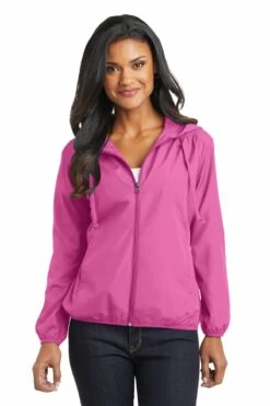 Port Authority® Ladies Hooded Essential Jacket -Jiffyshirts Store 0dafdae25cfc60