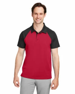 Men's Command Snag-Protection Colorblock Polo -Jiffyshirts Store 0df5518efc216e