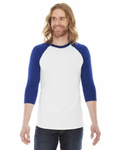 Unisex Poly-Cotton 3/4-Sleeve Raglan T-Shirt -Jiffyshirts Store 0eae22565bc9bc