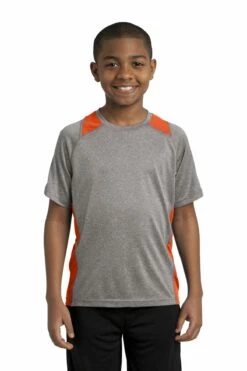 Youth Unisex Heather Colorblock Contender Tee -Jiffyshirts Store 0eb2be4dd47df6