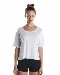 Ladies' 4.2 Oz. Boxy Open Neck Top