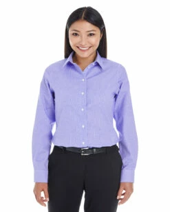 Ladies' Crown Woven Collection™ Royal Dobby Shirt -Jiffyshirts Store 111ff951dc0558