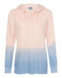 Women's French Terry Ombré Hooded Sweatshirt -Jiffyshirts Store 1137fe67e3401b
