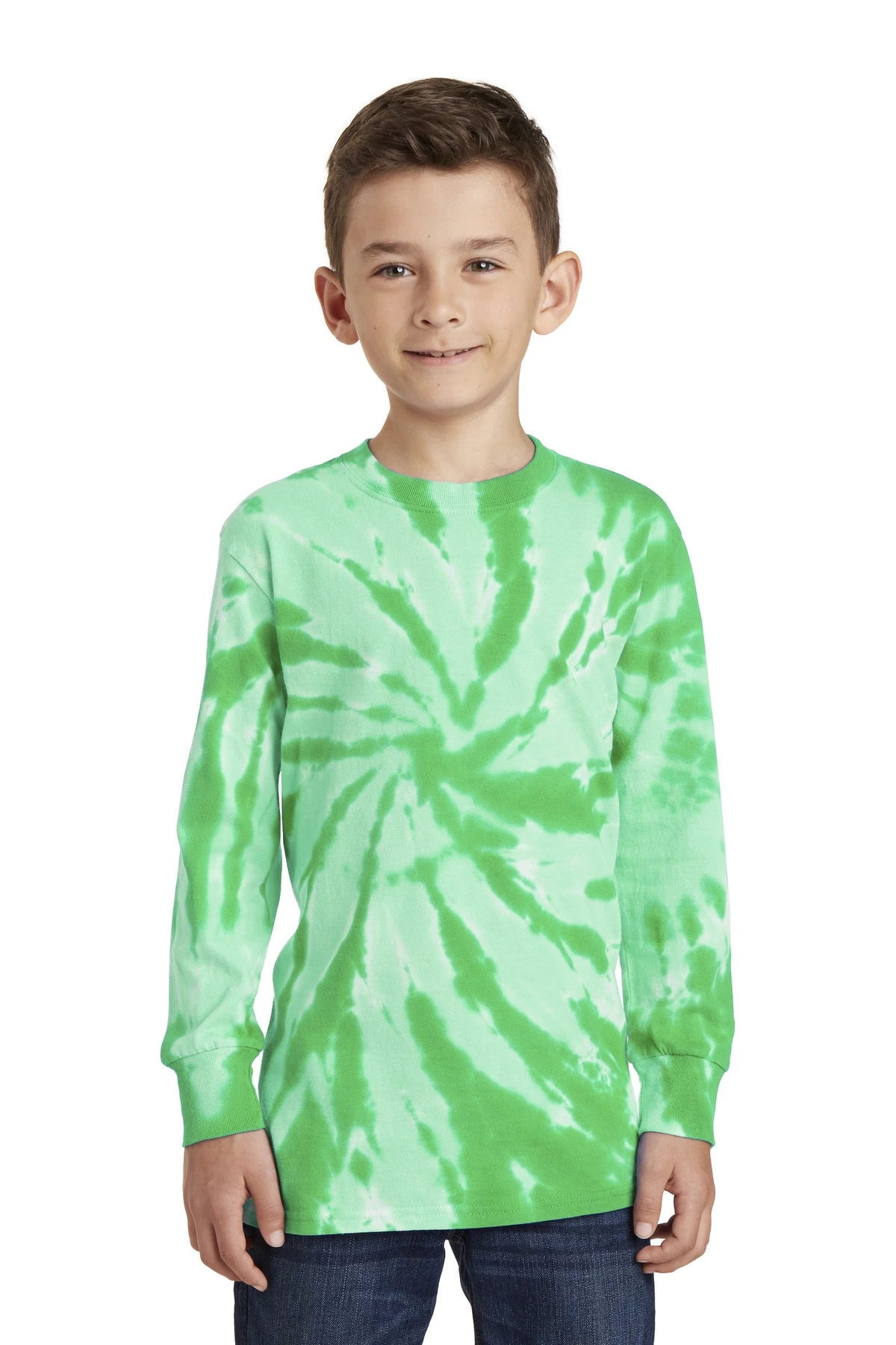 Youth Unisex Tie-Dye Long Sleeve Tee 6 Youth Unisex Tie-Dye Long Sleeve Tee - Image 4