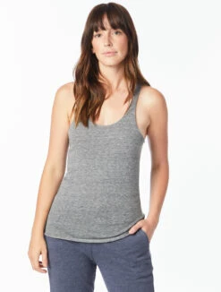 Ladies' Meegs Racerback Eco-Jersey™ Tank 17 Ladies' Meegs Racerback Eco-Jersey™ Tank -Jiffyshirts Store 122378 1927E1 Eco Grey 6