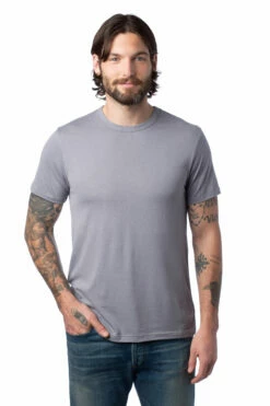 Men's Modal Tri-Blend T-Shirt -Jiffyshirts Store 122566 4400HM Nickel 6