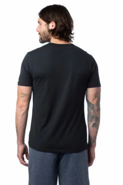 Men's Modal Tri-Blend T-Shirt -Jiffyshirts Store 122567 4400HM True Black 7