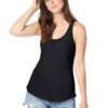 Ladies' Backstage Vintage Jersey Tank -Jiffyshirts Store 122633 5054BP Black 6