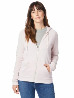 Ladies' Adrian Eco-Fleece Hoodie -Jiffyshirts Store 123068 09573F2 Eco Rose Quartz 6
