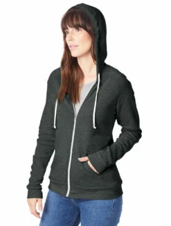 Ladies' Adrian Eco-Fleece Hoodie -Jiffyshirts Store 123068 9573F2 Eco Black 9