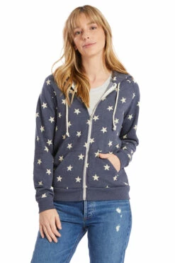 Ladies' Adrian Eco-Fleece Hoodie -Jiffyshirts Store 129437 9573FB Stars 6