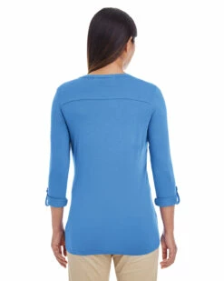 Ladies' Perfect Fit™ Y-Placket Convertible Sleeve Knit Top 13 Ladies' Perfect Fit™ Y-Placket Convertible Sleeve Knit Top -Jiffyshirts Store 12c69f4399c620