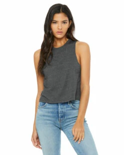 Ladies' Racerback Cropped Tank 29 Ladies' Racerback Cropped Tank -Jiffyshirts Store 12d0ae71ae47c4