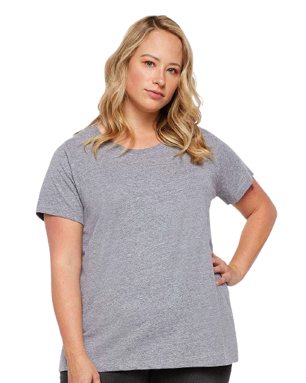 Ladies' Curvy Fine Jersey T-Shirt 9 Ladies' Curvy Fine Jersey T-Shirt - Image 7