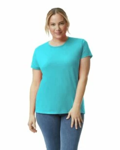Gildan Ladies' Lightweight T-Shirt -Jiffyshirts Store 136527 880 312C G2023 SD F 27526