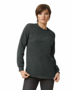 Adult Unisex Heavyweight Cotton Long-Sleeve T-shirt -Jiffyshirts Store 142396 1304 425C 08S AM2023 SD F 06201