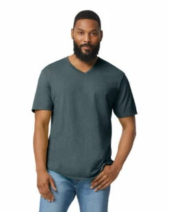 Gildan Adult Softstyle® 4.5 Oz. V-Neck T-Shirt -Jiffyshirts Store 143060 64V00 7545C 108 G2023 SD F 02974