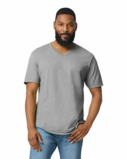Gildan Adult Softstyle® 4.5 Oz. V-Neck T-Shirt -Jiffyshirts Store 143072 64V00 CG7C 295 G2023 SD F 02974