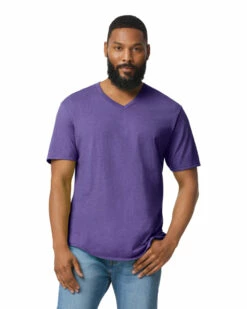 Gildan Adult Softstyle® 4.5 Oz. V-Neck T-Shirt -Jiffyshirts Store 143099 64V00 668C 232 G2023 SD F 02974
