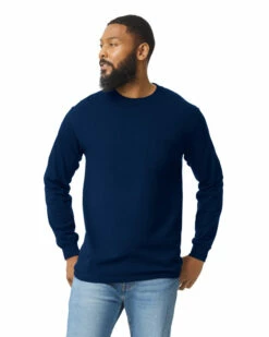 Gildan Adult Unisex Ultra Cotton® 6 Oz. Long-Sleeve Pocket T-Shirt -Jiffyshirts Store 143801 2410 533C 032 G2023 SD F 17204