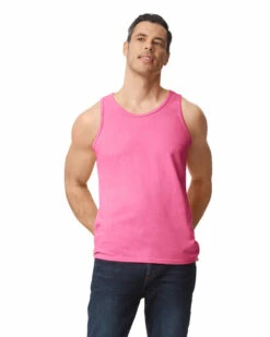 Gildan Adult Unisex Heavy Cotton™ 5.3 Oz. Tank -Jiffyshirts Store 144303 5200 1915C 263 G2023 SD F 06006