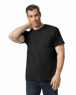 Gildan Adult Unisex 5.5 Oz., 50/50 Pocket T-Shirt 25 Gildan Adult Unisex 5.5 Oz., 50/50 Pocket T-Shirt -Jiffyshirts Store 144754 8300 426C 036 G2023 SD F 08087