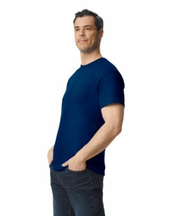 Gildan Adult Unisex 5.5 Oz., 50/50 Pocket T-Shirt 18 Gildan Adult Unisex 5.5 Oz., 50/50 Pocket T-Shirt -Jiffyshirts Store 144779 8300 533C 032 G2023 SD S 08044