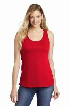 District Ladies' V.I.T. Gathered Back Tank -Jiffyshirts Store 14482424fcf8fe