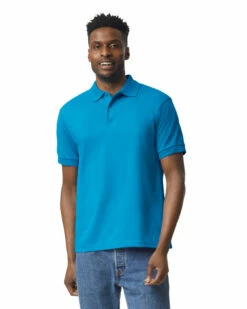 Gildan Adult Unisex 6 Oz. 50/50 Jersey Polo -Jiffyshirts Store 144853 8800 641C 026 G2023 SD F 25921