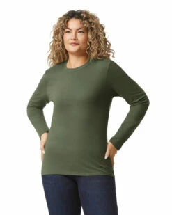 Gildan Adult Unisex Softstyle® 4.5 Oz. Long-Sleeve T-Shirt -Jiffyshirts Store 145684 64400 5615C 106 G2023 SD F 17068