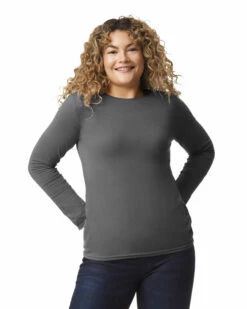 Gildan Adult Unisex Softstyle® 4.5 Oz. Long-Sleeve T-Shirt -Jiffyshirts Store 145698 64400 CG10C 042 G2023 SD F 17633