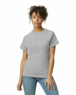 Gildan Adult Unisex 5.5 Oz., 50/50 Pocket T-Shirt 23 Gildan Adult Unisex 5.5 Oz., 50/50 Pocket T-Shirt -Jiffyshirts Store 146914 8300 CG7C G2023 SD F 08313