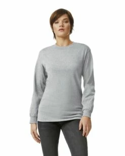 Adult Unisex Heavyweight Cotton Long-Sleeve T-shirt -Jiffyshirts Store 149183 1304 CG7C AM2023 SD F 06172