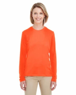 Ladies' Cool & Dry Performance Long-Sleeve Top -Jiffyshirts Store 15003cd2d81c64