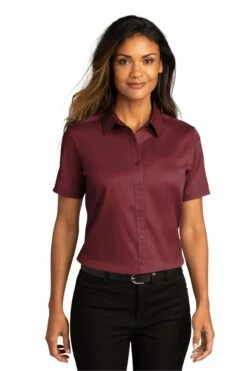 Ladies Short Sleeve SuperPro React ™ Twill Shirt 31 Ladies Short Sleeve SuperPro React ™ Twill Shirt -Jiffyshirts Store 158fcf3991ace6